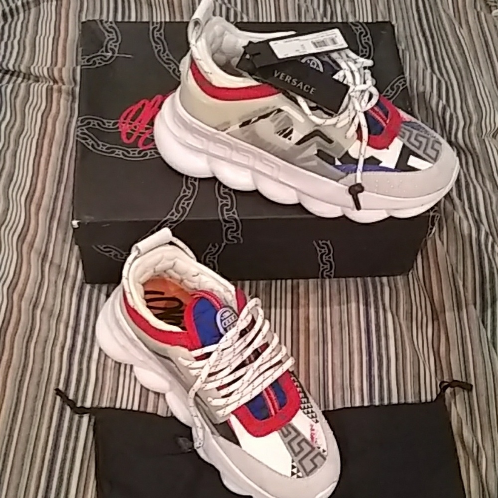 Versace Chain Reaction Tennis Shoes